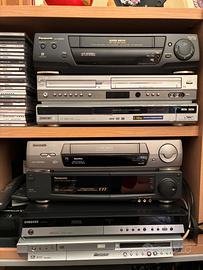 Lettori vhs, registratori, lettori dvd,  vari