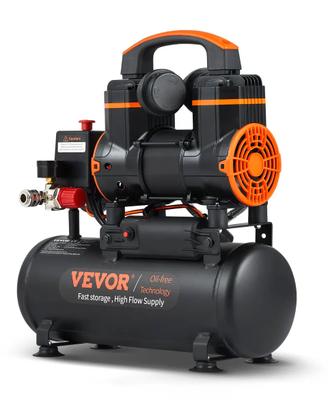 Compressore d'Aria 8L Portatile 900W 2Silenziatori