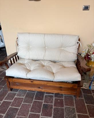 Divanetto in legno