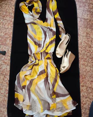 vestito e sandali estivi da cerimonia eccellenti