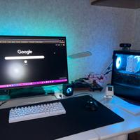 Pc + Monitor 2k + Mouse + Tastiera + 2 Pad + Cam