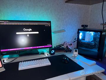 Pc + Monitor 2k + Mouse + Tastiera + 2 Pad + Cam