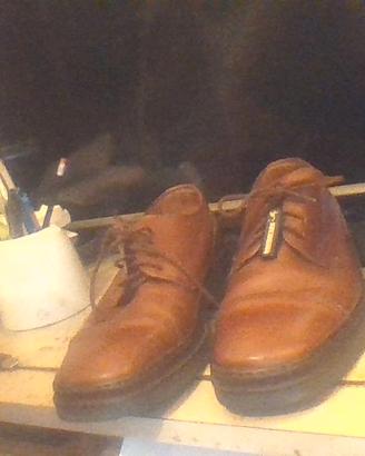 Scarpe Boomerang Vera pelle Tg 45
