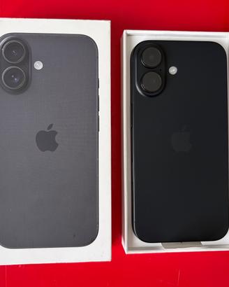 APPLE IPHONE 16 128 NERO ORIGINALE SCONTRINO
