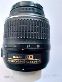 obiettivo  Nicon 18 - 55