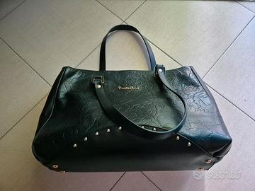 Borsa Braccialini nera in pelle