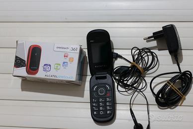 CELLULARE ALCATEL 361 + SCATOLA + ALIMENTATORE