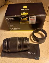 Nikon Nikkor Z 24-200mm f/4-6.3 VR  GARANZIA NITAL