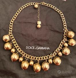 Collana oro Dolce e Gabbana