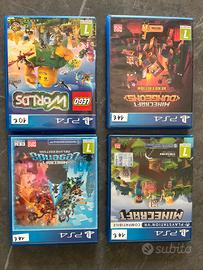 Giochi Playstation PS4 MINECRAFT LEGO STARWARS