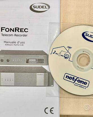 Registratore telefonico e radio  X Vigilanza Sudel