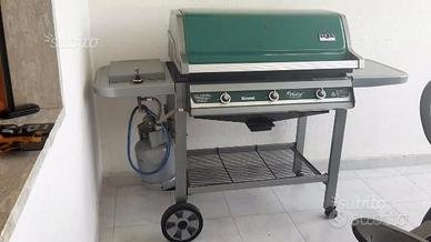 BARBECUE A GAS PROFESSIONAL MARCA RINNAI  INOX 304