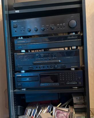 Impianto stereo Hi-Fi vintage completo