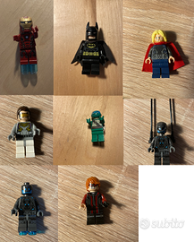 Lotto 9 minifigures Lego - Marvel Dc comics Ninja