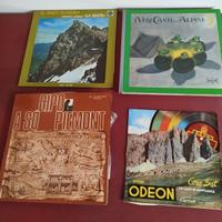 dischi 33 giri , canti di montagna di artisti vari