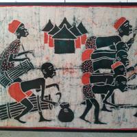 Arazzo batik africano