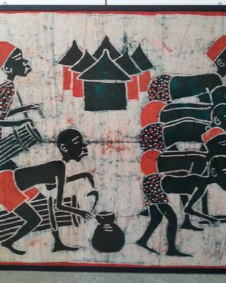 Arazzo batik africano