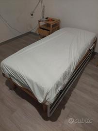 Letto motorizzato e materasso memory