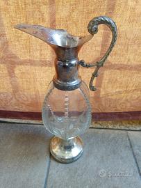 caraffa vetro vintage 