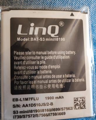 SAMSUNG BATTERIA EB-F1M7FLU/GALAXY S3 mini
