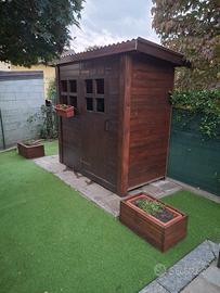casetta da giardino in legno