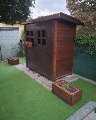 casetta da giardino in legno