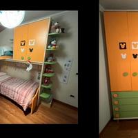 Cameretta con due letti e armadi ottime condiz.