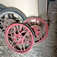 Cerchi in lega moto d'epoca Moto Guzzi 350