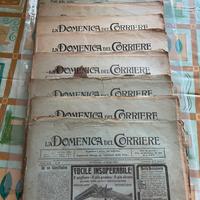 Lotto 8 giornali domenica del corriere