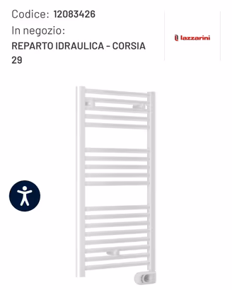 Termoarredo Lazzarini mod. Cortina Evo 920x480