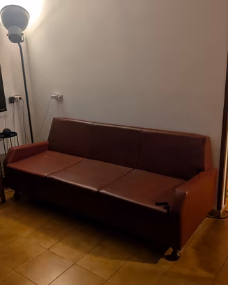 Divano letto 3 posti con letto singolo estraibile