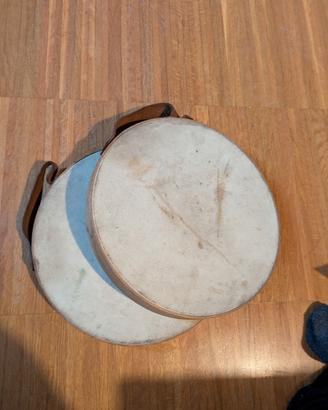 Coppia tamburelli vintage ORIGINALI Olimpia 