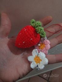 Amigurumi a uncinetto fragola🍓 più 2 margherite