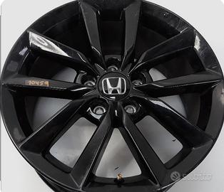 4 CERCHI ORIGINALI HONDA CIVIC 17 NERI CON GOMME