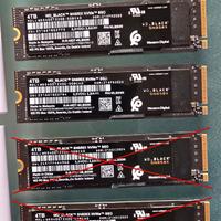 3 SSD NVMe Western Digital WD SN850X 4Tb TESTATI