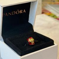 Charm pandora x marvel iron man originale con scat