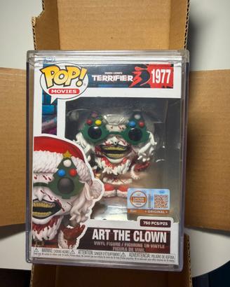 Funko pop 1977 art the clown terrifier 3 750 pezzi
