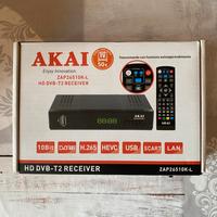 Ricevitore DVB -T2 HD Akai Zap26510K-L