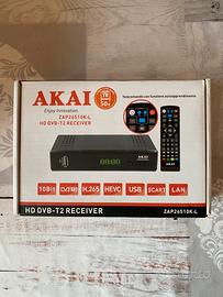 Ricevitore DVB -T2 HD Akai Zap26510K-L