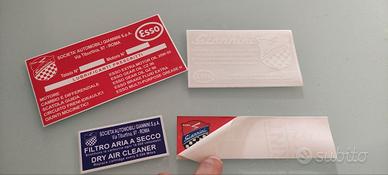 kit adesivi fiat Giannini 500 126 128 panda tipo