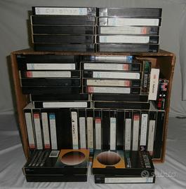 lotto stock 50 videocassette vhs usate