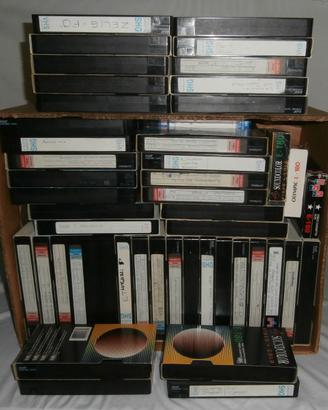lotto stock 50 videocassette vhs usate