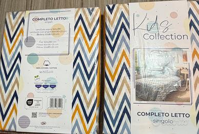 Parure lenzuola letto singolo