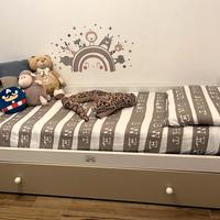 DIVANO LETTO BAMBINO A SCOMPARSA DOGHE IN LEGNO
