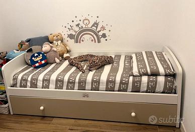 DIVANO LETTO BAMBINO A SCOMPARSA DOGHE IN LEGNO