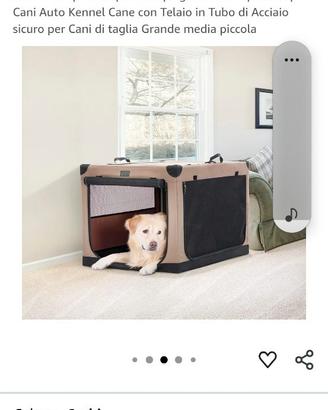 Casetta cani in tela trasportabile