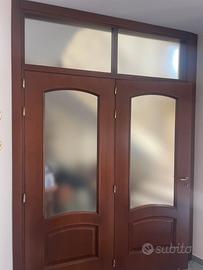 Porta in legno doppia