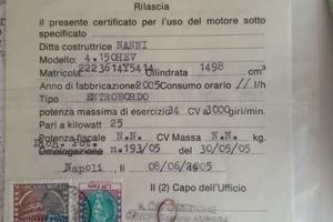 Barca con motore entrobordo da 40 cavalli