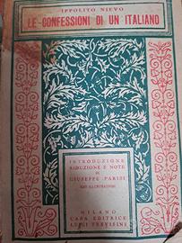 Libro " Le confessioni di un italiano "