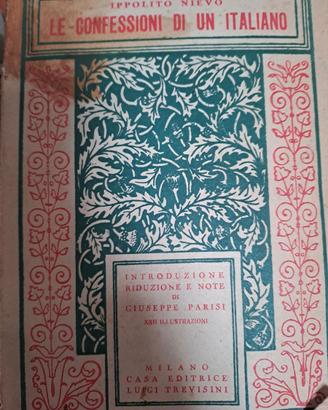 Libro " Le confessioni di un italiano "